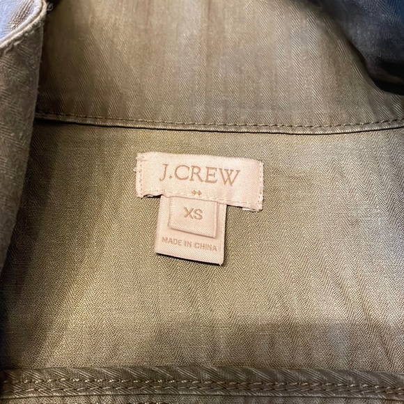 JCrew Utility Vest Army Khaki Green size XS - Picture 5 of 9